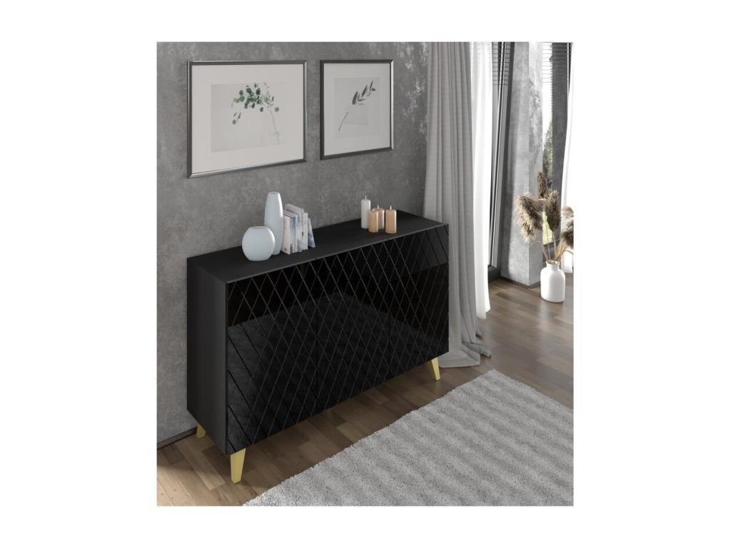 Sideboard, Wood, Black