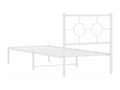 Bed Base, Metal, White, 75 x 190