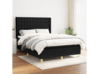 Mattress, Fabric, Black, 140 x 190 cm