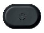 Bathroom Sink, Black, 55 x 36 cm