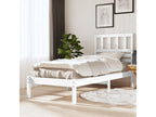 Bed Base, Wood, White, 75 x 190 m