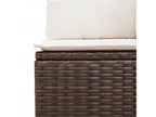 Patio Furniture Set, with Cushions, 9-Piece, Woven Resin (Wicker-Style), Brown