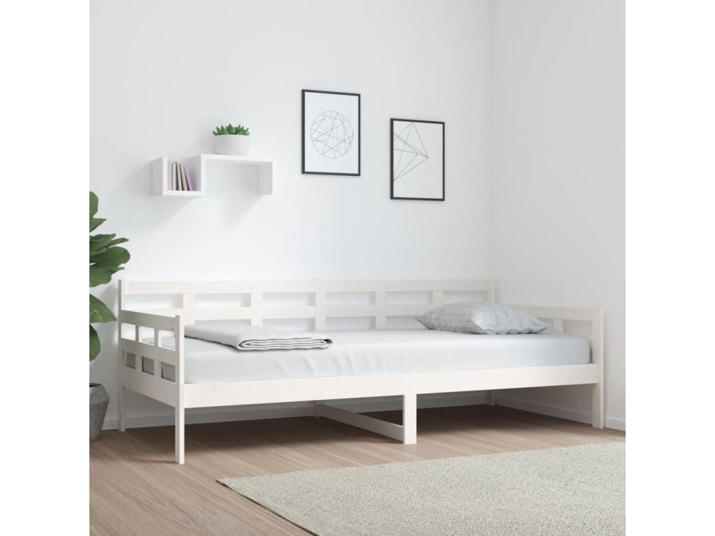 Mattress, Wood, White, 90 x 200 cm