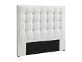 Headboard, Fabric Upholstery, White, 140 x 190 cm
